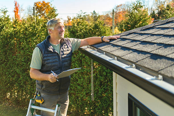 Professional Roof Inspection technician working in Goodrich, MI